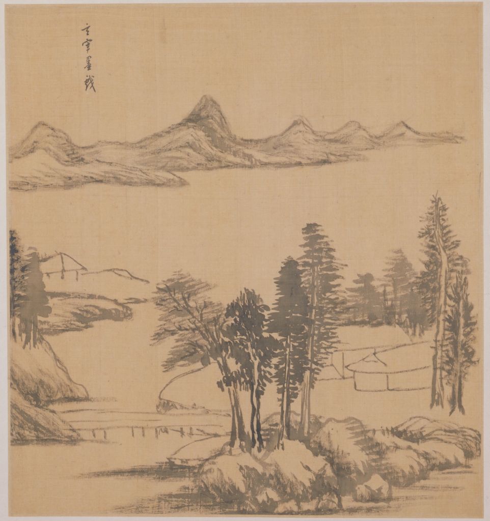 图片[4]-Dong Qichang presented Jingtao’s antique landscape album-China Archive